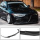 Накладка на передний бампер Lip V2 (для Sport, Карбон) для Alfa Romeo Giulia 2016-2022 гг