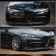 Накладка на передний бампер Lip V2 (для Sport, Карбон) для Alfa Romeo Giulia 2016-2022 гг