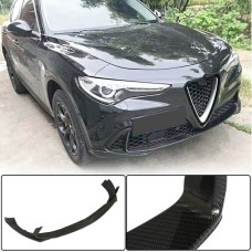 Передний лип-спойлер (для Base, 2017-2023, ABS) для Alfa Romeo Stelvio 2016- гг