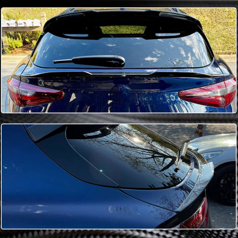 Нижний спойлер V1 (2017-2023, ABS) для Alfa Romeo Stelvio 2016- гг Нижний спойлер V1 (2017-2023, ABS) для Alfa Romeo Stelvio 2016- гг