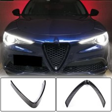 Накладка на решітку радіатора (2017-2023, Сухий карбон) для Alfa Romeo Stelvio