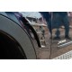 Универсальные вентиляционные накладки на крылья тип-F (имитация, 2 шт, резина)