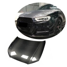 Капот V2 (для SD 2012-2016, Карбон) для Ауди A3