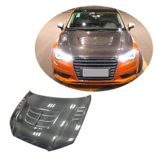 Капот V1 (для SD 2012-2016, Карбон) для Ауди A3