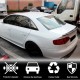 Спойлер V1 (для Base 2007-2011, Карбон) для Ауди A4 B8