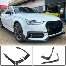 Накладки на противотуманные фары V2 (для S-Line SD 2015-2019, Карбон) для Ауди A4 B9