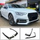 Накладки на противотуманные фары V2 (для S-Line SD 2015-2019, Карбон) для Ауди A4 B9