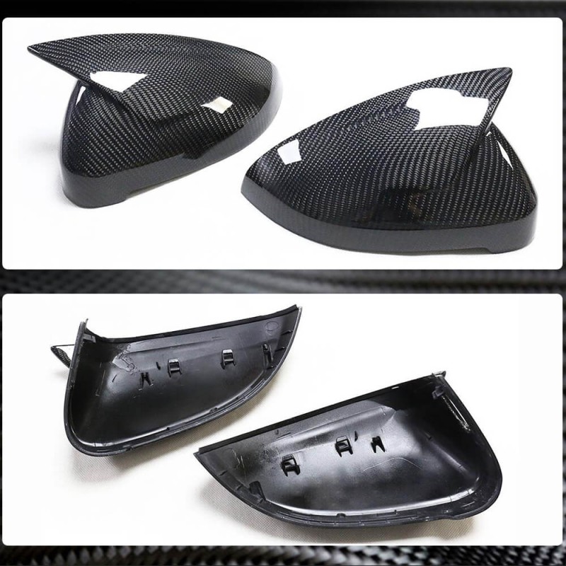 Накладки на зеркала Пара LHD Замена (Карбон) V1 для Ауди A4 B9 2015-2024 гг Накладки на зеркала Пара LHD Замена (Карбон) V1 для Ауди A4 B9 2015-2024 гг