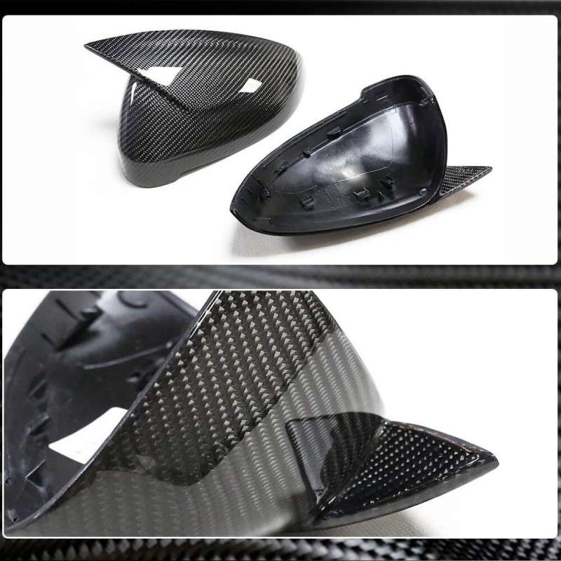 Накладки на зеркала Пара LHD Замена (Карбон) V1 для Ауди A4 B9 2015-2024 гг Накладки на зеркала Пара LHD Замена (Карбон) V1 для Ауди A4 B9 2015-2024 гг