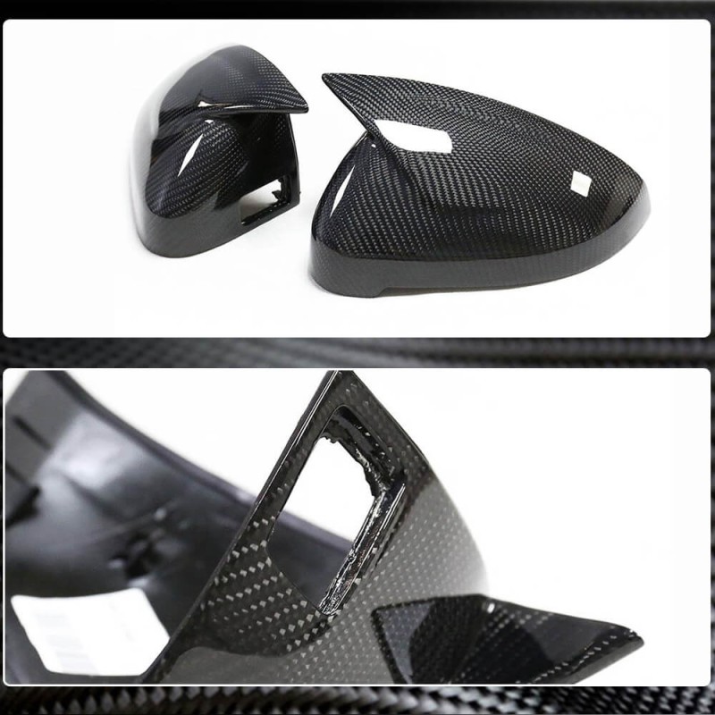 Накладки на Зеркала Пара LHD Замена (Карбон) V2 для Ауди A4 B9 2015-2024 гг Накладки на Зеркала Пара LHD Замена (Карбон) V2 для Ауди A4 B9 2015-2024 гг