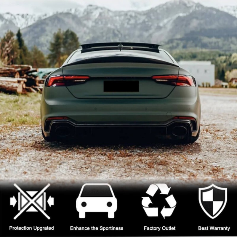 Спойлер V4 (для купе, Пластик) для Ауди A5 2016-2025 гг Спойлер V4 (для купе, Пластик) для Ауди A5 2016-2025 гг