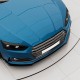 Накладка на передний бампер Lip V2 (для S-Line 2016-2020, Карбон) для Ауди A5