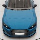 Накладка на передний бампер Lip V2 (для S-Line 2016-2020, Карбон) для Ауди A5