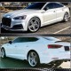 Боковые пороги 2016-2020 V2 (для Sportback, Карбон) для Ауди A5