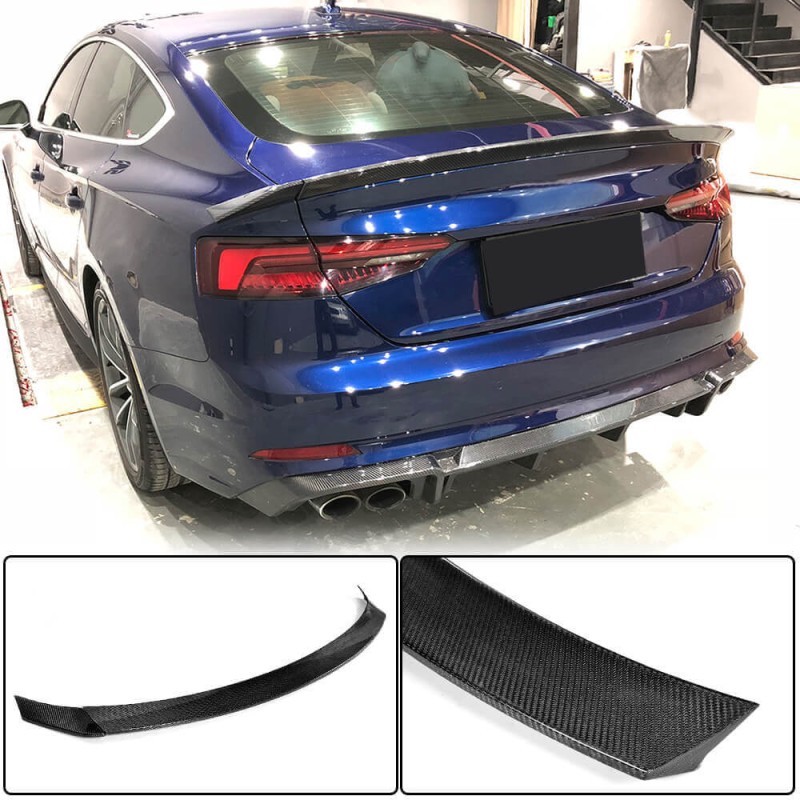 Спойлер V2 (для Sportback, Карбон) для Ауди A5 2016-2025 гг