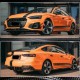 Боковые пороги 2021-2025 V1 (для Sportback, Карбон) для Ауди A5