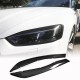 Накладки на фары Лампы Брови (Карбон) для Ауди A5 2016-2025 гг