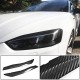 Накладки на фары Лампы Брови (Карбон) для Ауди A5 2016-2025 гг