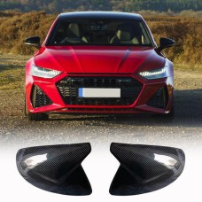 Накладки на зеркала, стиль замены (Карбон) V2 для Ауди A6 C8 2018- гг