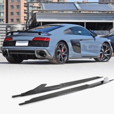 Боковые юбки (Карбон) для Ауди R8 2015- гг
