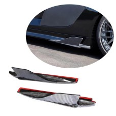 Боковые сплиттеры порогов (Карбон) для Ауди R8 2015- гг