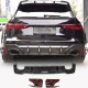 Задний диффузор бампера (для RS6, Карбон) для Ауди A6 C8 2018- гг