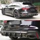 Задний диффузор бампера (для RS6, Карбон) для Ауди A6 C8 2018- гг