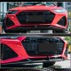 Накладка на передний бампер Lip V2 (для RS7, сухой карбон) для Ауди A7 2018- гг