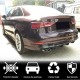Диффузор заднего бампера V5 (для S-Line SD 2017-2020, Карбон) для Ауди A3