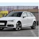 Боковые пороги (для S-Line HB 2012-2016, Карбон) для Ауди A3