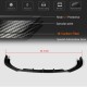 Накладка на передний бампер Lip V2 (для S-Line SD 2012-2016, Карбон) для Ауди A3