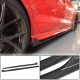 Боковые пороги V2 (для S-Line SD, Карбон) для Ауди A3 2012-2020 гг