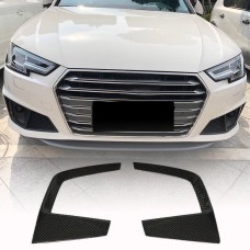 Накладки на противотуманные фары V3 (для S-Line SD 2015-2019, Карбон) для Ауди A4 B9