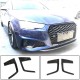 Накладки на противотуманные фары V3 (для S-Line SD 2015-2019, Карбон) для Ауди A4 B9