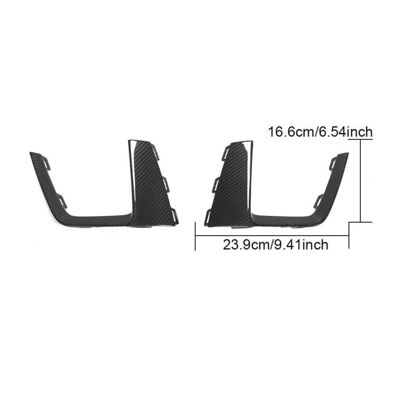 Передние воздухозаборники противотуманных фар (Карбон) V2 для Ауди A4 B9 2015-2024 гг Передние воздухозаборники противотуманных фар (Карбон) V2 для Ауди A4 B9 2015-2024 гг