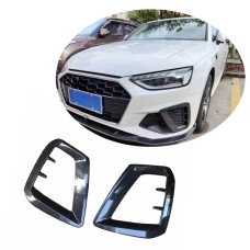 Накладки на противотуманные фары V1 (для S-Line SD 2015-2019, Карбон) для Ауди A4 B9
