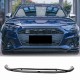 Накладка на передний бампер Lip V2 (для S-Line SD 2019-2024, Карбон) для Ауди A4 B9