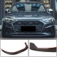 Накладка на передний бампер Lip V1 (для S-Line SD 2019-2024, Карбон) для Ауди A4 B9