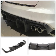 Диффузор заднего бампера (для S4 2013-2015, Карбон) для Ауди A4 B8