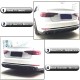 Диффузор заднего бампера (для S4 2017-2020, Карбон) для Ауди A4 B9