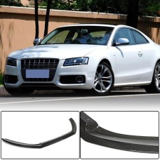 Накладка на передній бампер Lip (для S-Line Coupe 2007-2011, Карбон) для Ауди A5 рр