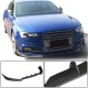Накладка на передний бампер Lip V3 (для S-Line 2012-2015, Карбон) для Ауди A5
