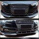 Накладка на передний бампер Lip V3 (для S-Line 2012-2015, Карбон) для Ауди A5