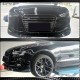 Накладка на передний бампер Lip V3 (для S-Line 2012-2015, Карбон) для Ауди A5