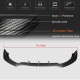Накладка на передний бампер Lip V3 (для S-Line 2012-2015, Карбон) для Ауди A5