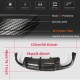 Диффузор заднего бампера V3 (для S-Line 2012-2015, Карбон) для Ауди A5