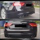 Диффузор заднего бампера V2 (для S-Line 2012-2015, Карбон) для Ауди A5