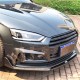 Накладка на передний бампер Lip V2 (для S-Line 2021-2025, Карбон) для Ауди A5