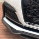 Накладка на передний бампер Lip V2 (для S-Line 2021-2025, Карбон) для Ауди A5