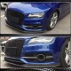 Накладка на передний бампер Lip V2 (для S-Line 2010-2014, Карбон) для Ауди A7